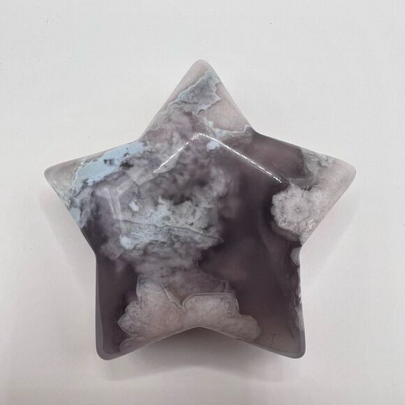 Flower Agate Star Carving (11) - Picture 5 of 10
